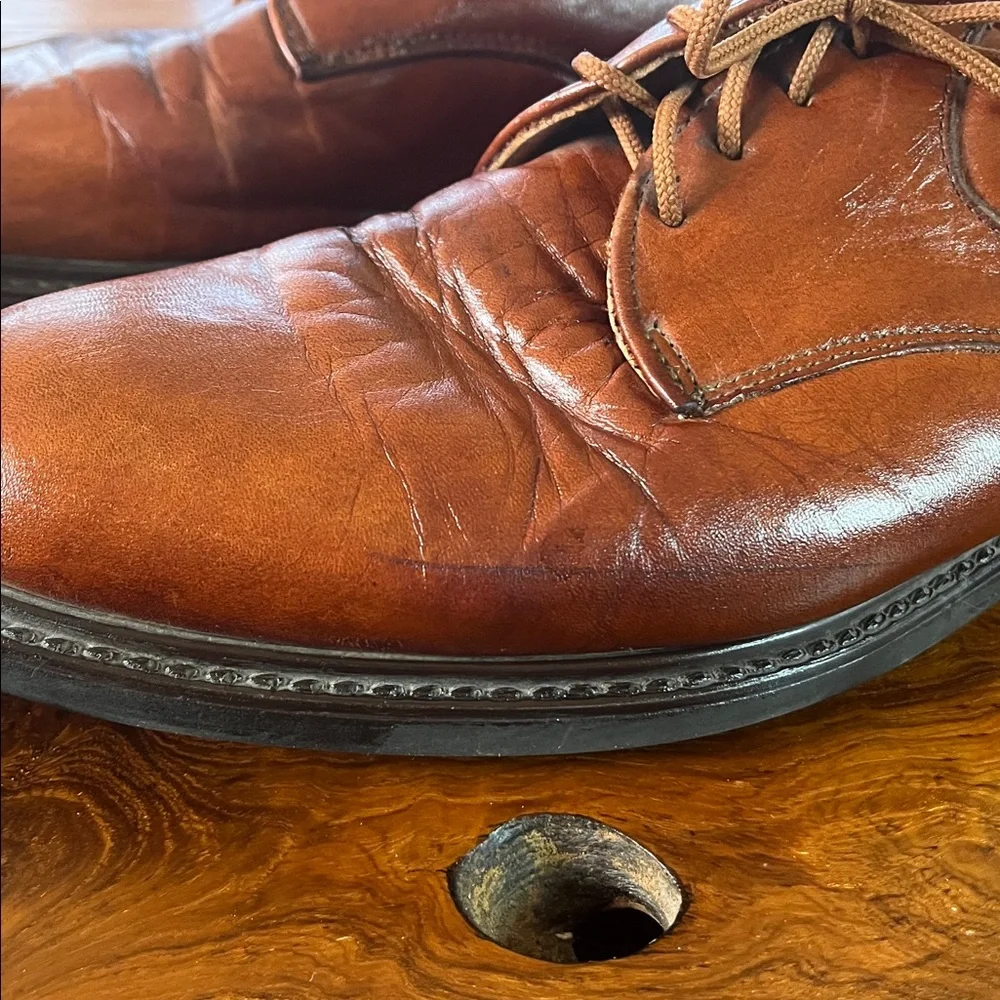Sperry Men's Brown Leather Lace Up Dress Shoes size 10
